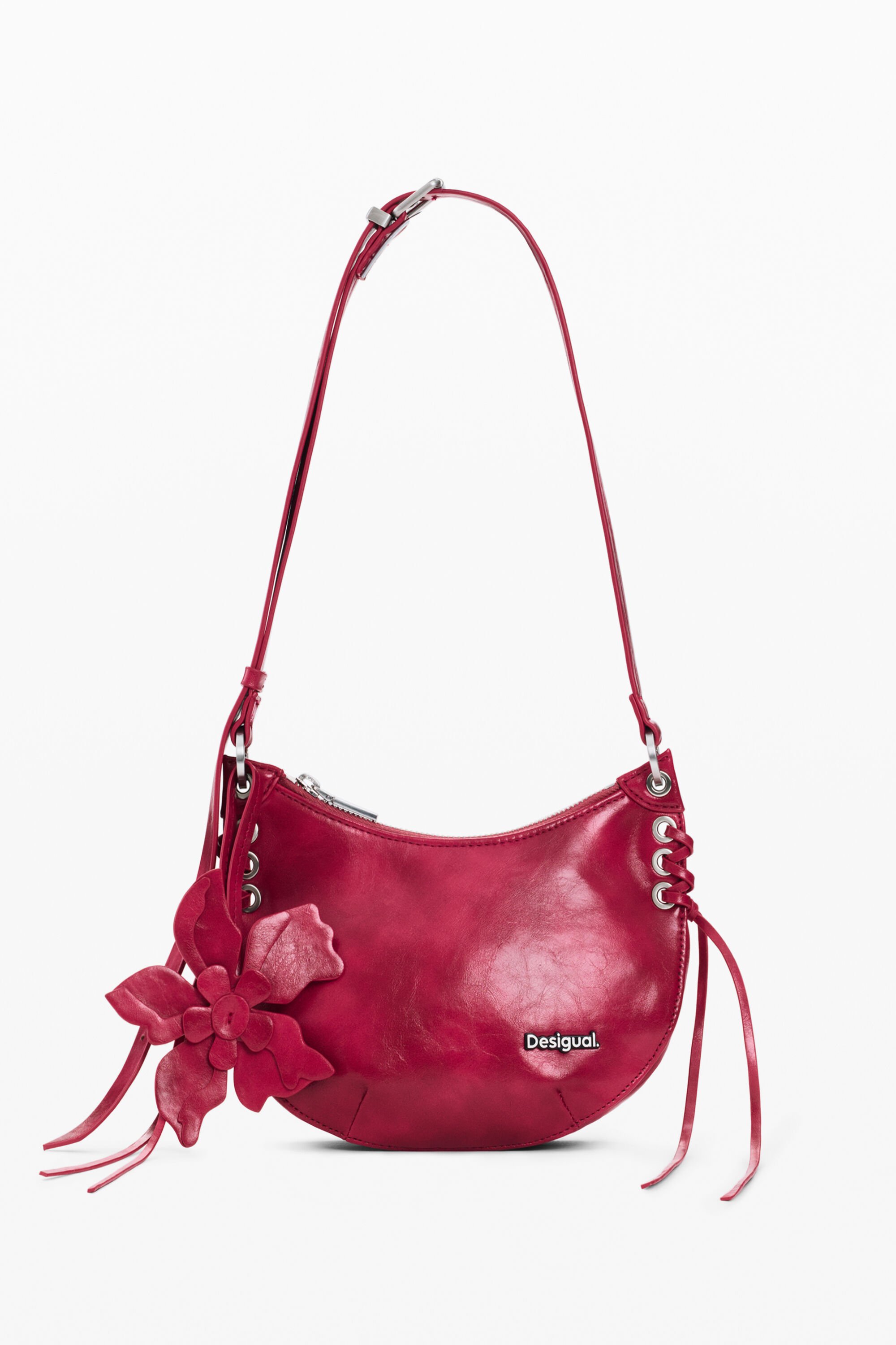 Porte-monnaie bandoulière fleur, DESIGUAL