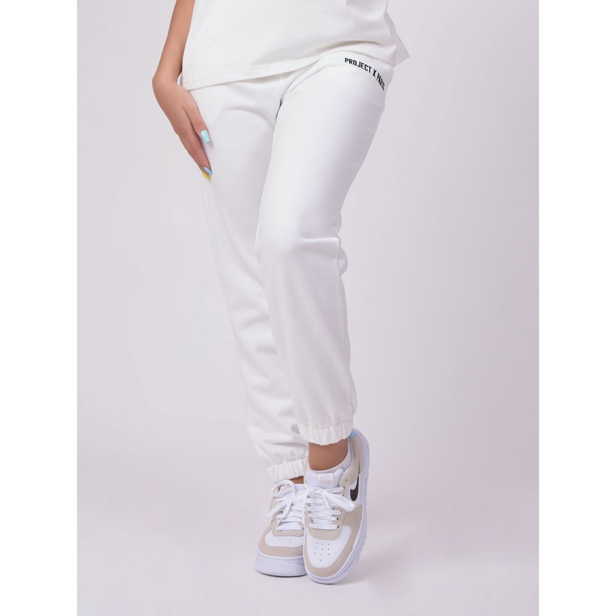 Bas de sales jogging femme blanc