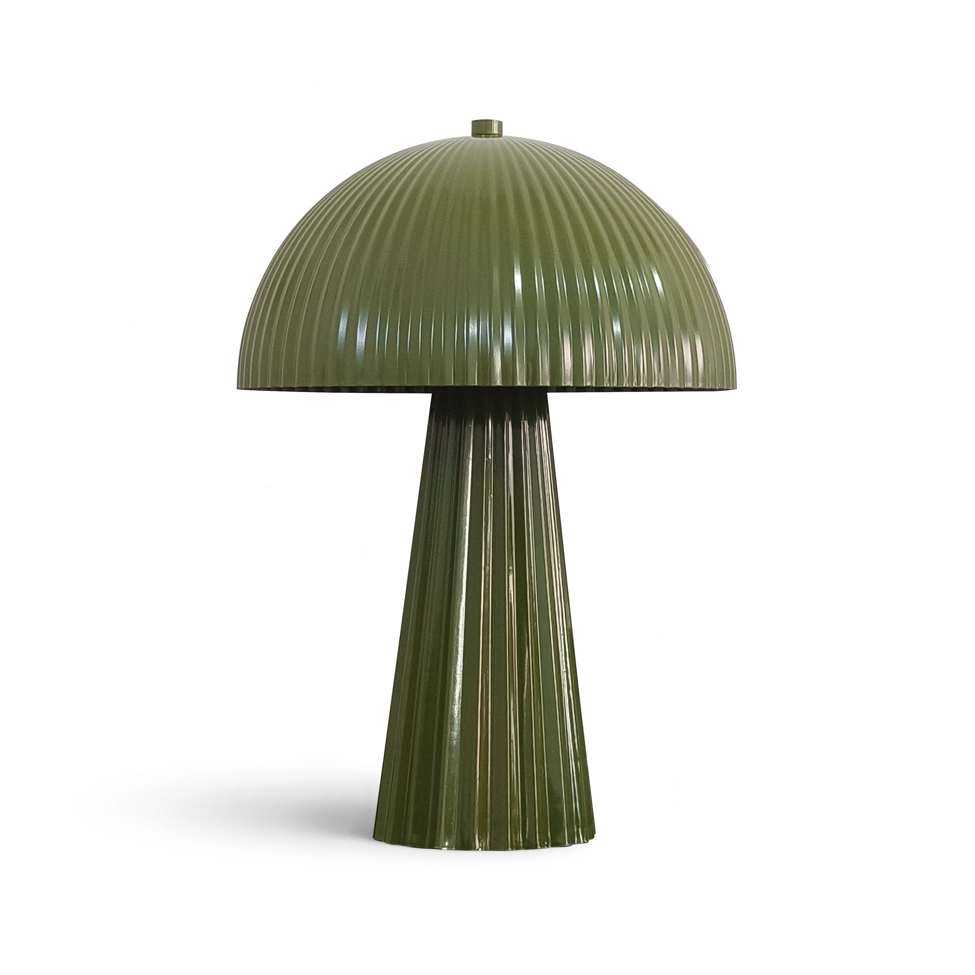 Lampe à poser en métal strié H36 cm, THALIA, NOW'S HOME