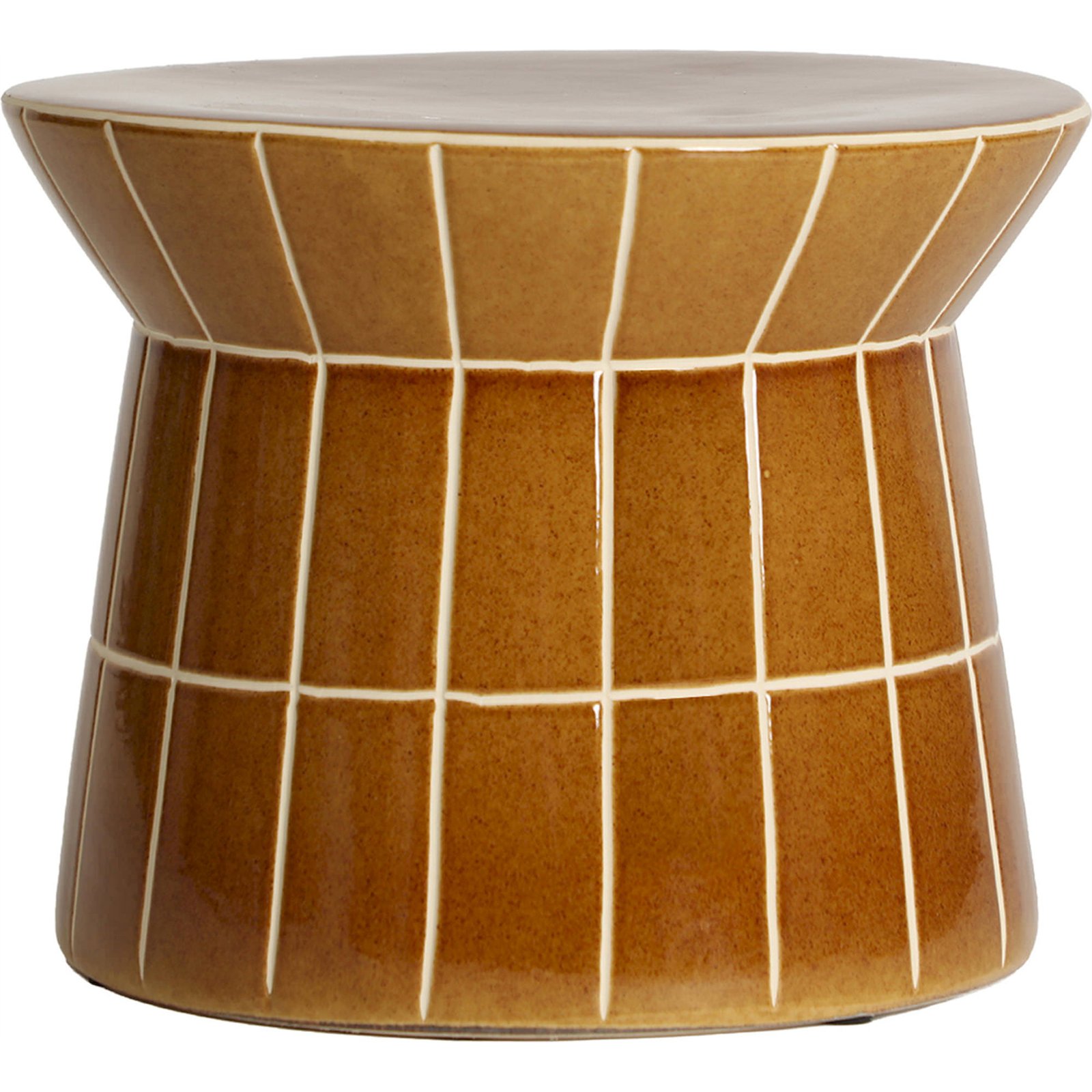 Table d'appoint en céramique brillante, RECOLLECTION