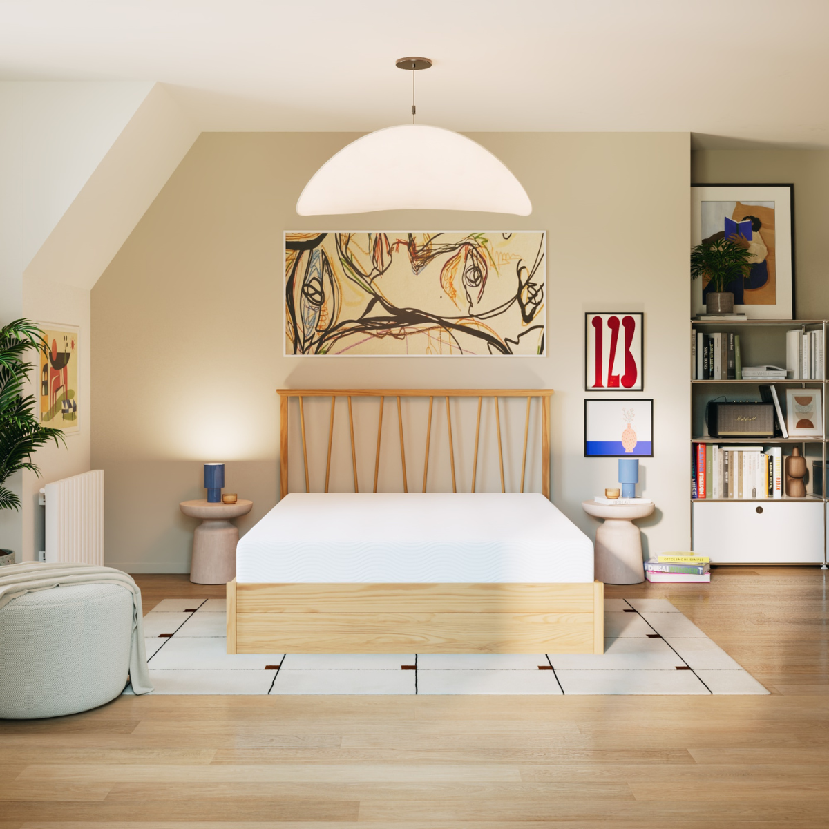Matelas mousse Hybride Essentiel, SLOME