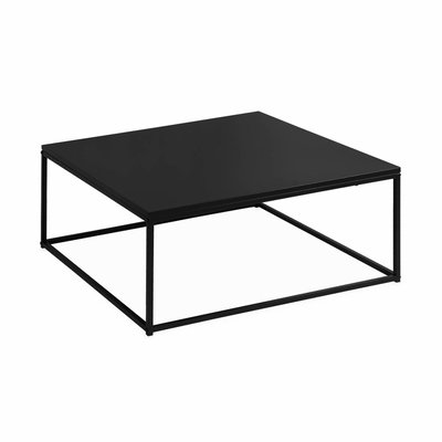 Table basse noir carrée en métal SWEEEK