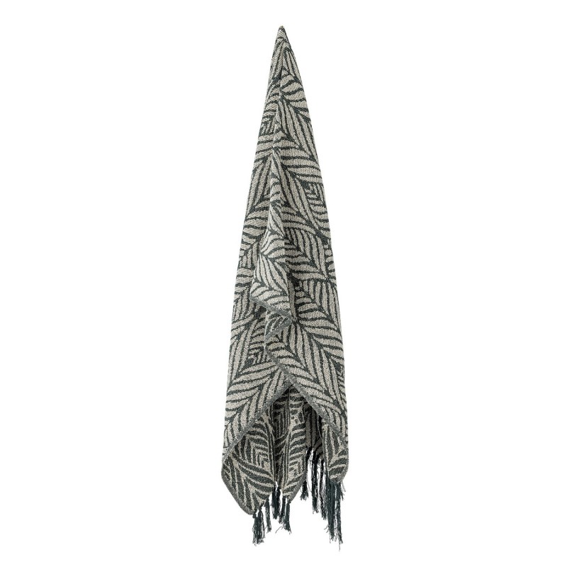Plaid motif graphique coton recyclé Ugento, BLOOMINGVILLE