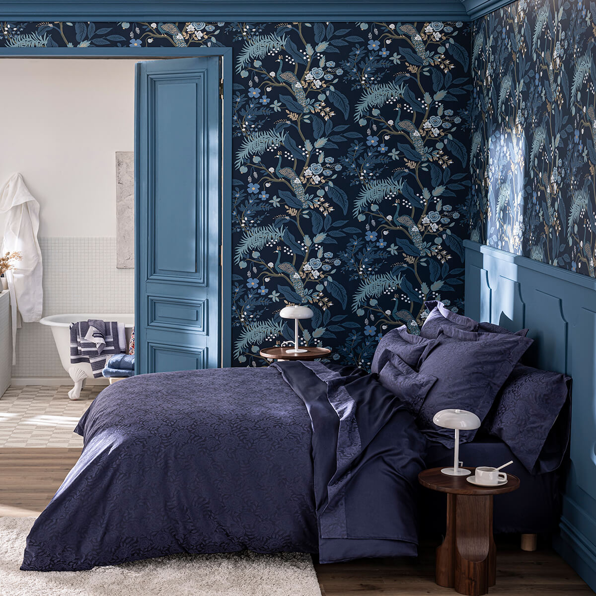 Housse de couette en Coton, FLORA, LE JACQUARD FRANCAIS