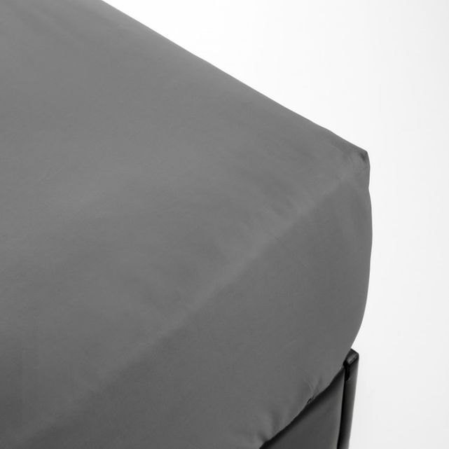 MONTELEONE LINGE DE MAISON Drap Plat Percale 270x300 Couleur Noir Taille