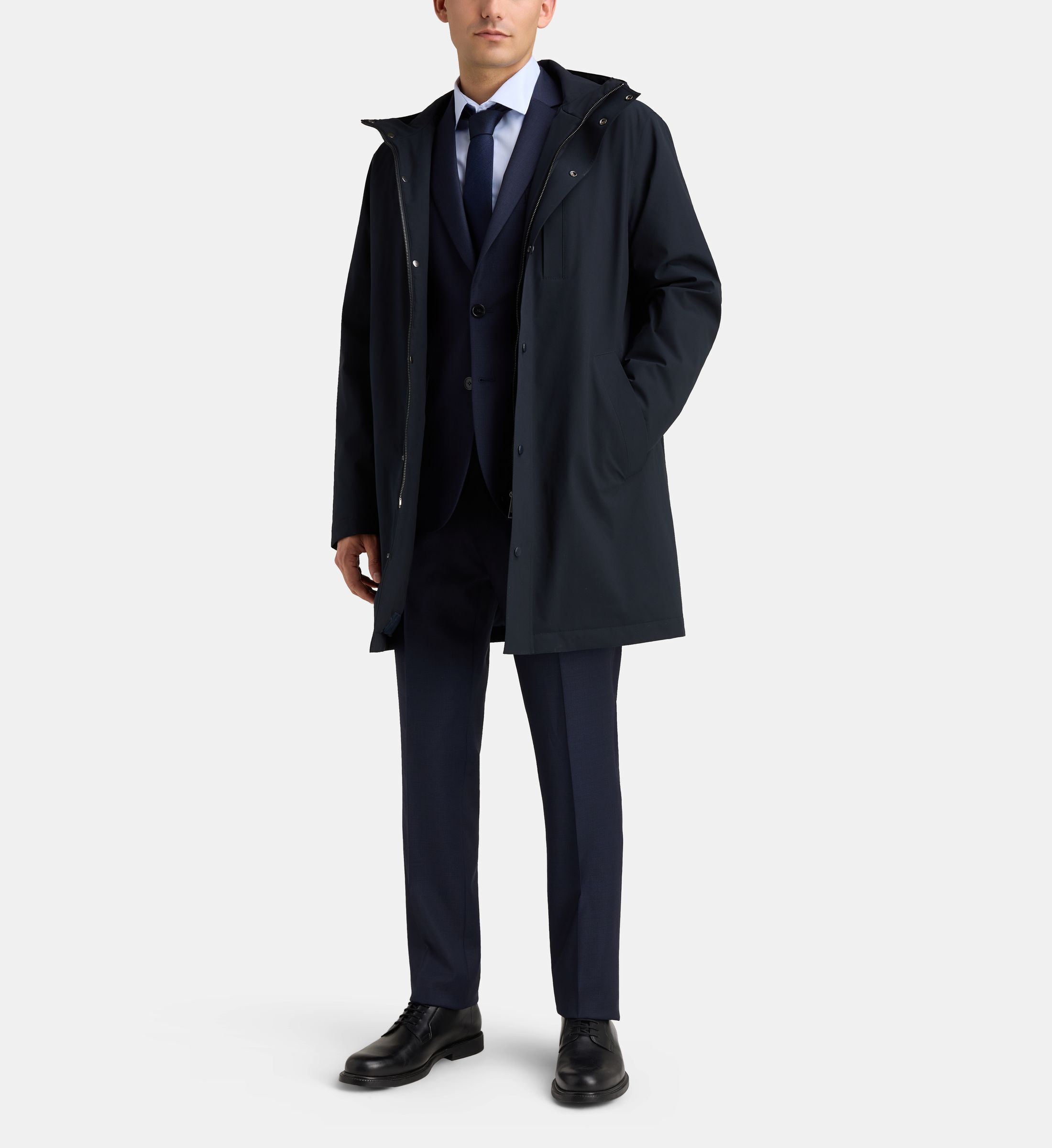 Parka mi longue bielo déperlante à capuche, COMPTOIR GL