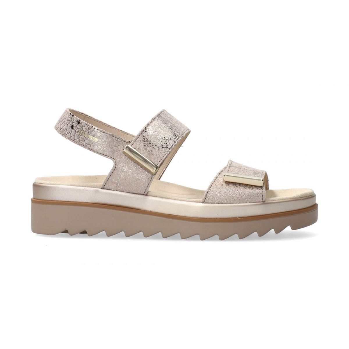 Mephisto DOMINICA NOBEL - Sandales pour femmes à talons Adultes - Couleur : Wit/beige