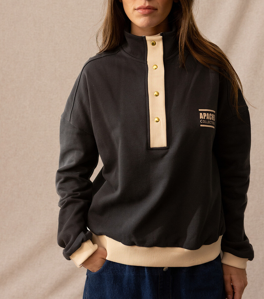 Sweat col camionneur, LUZY, APACHES COLLECTIONS