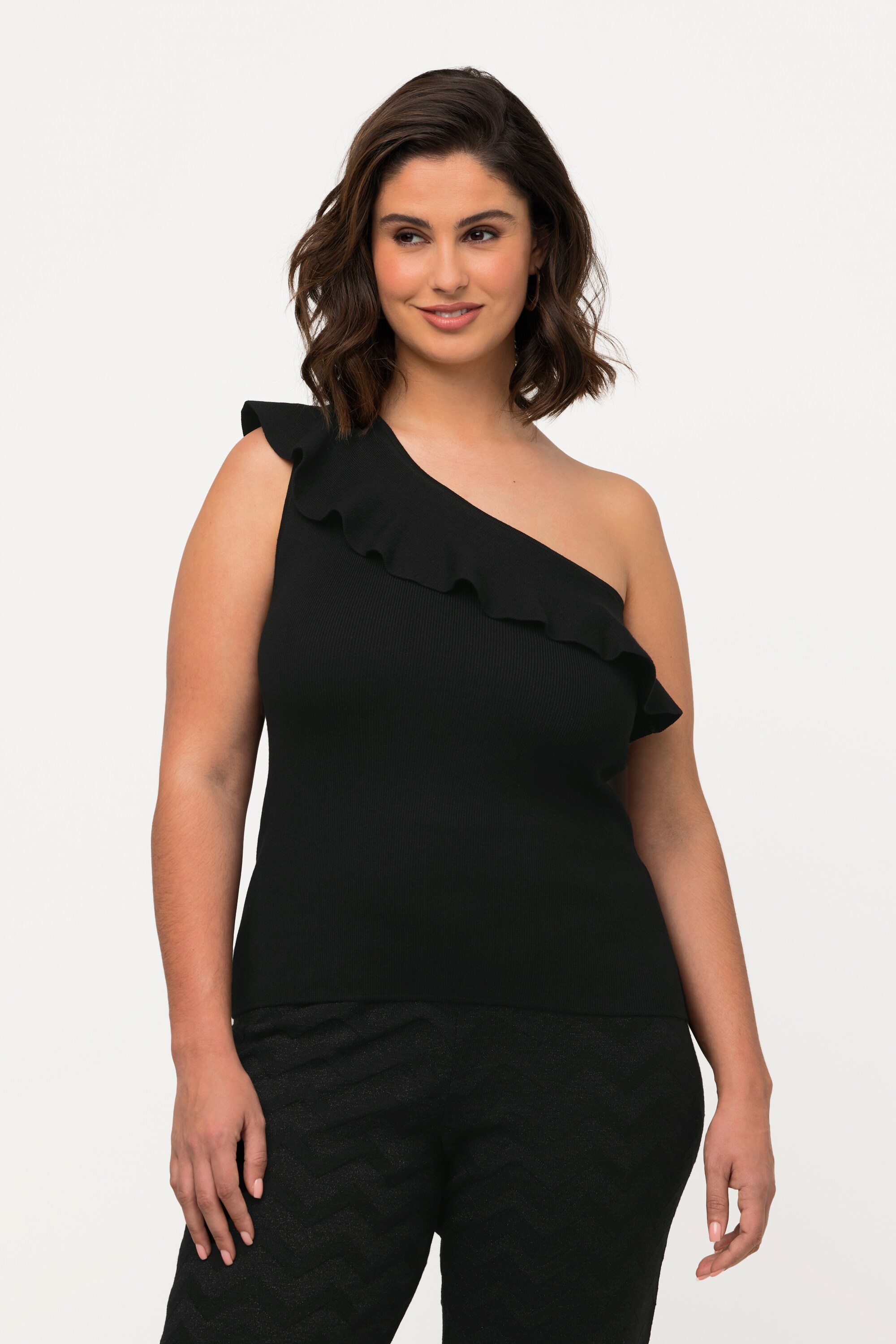 Débardeur asymétrique en maille, col rond, ULLA POPKEN