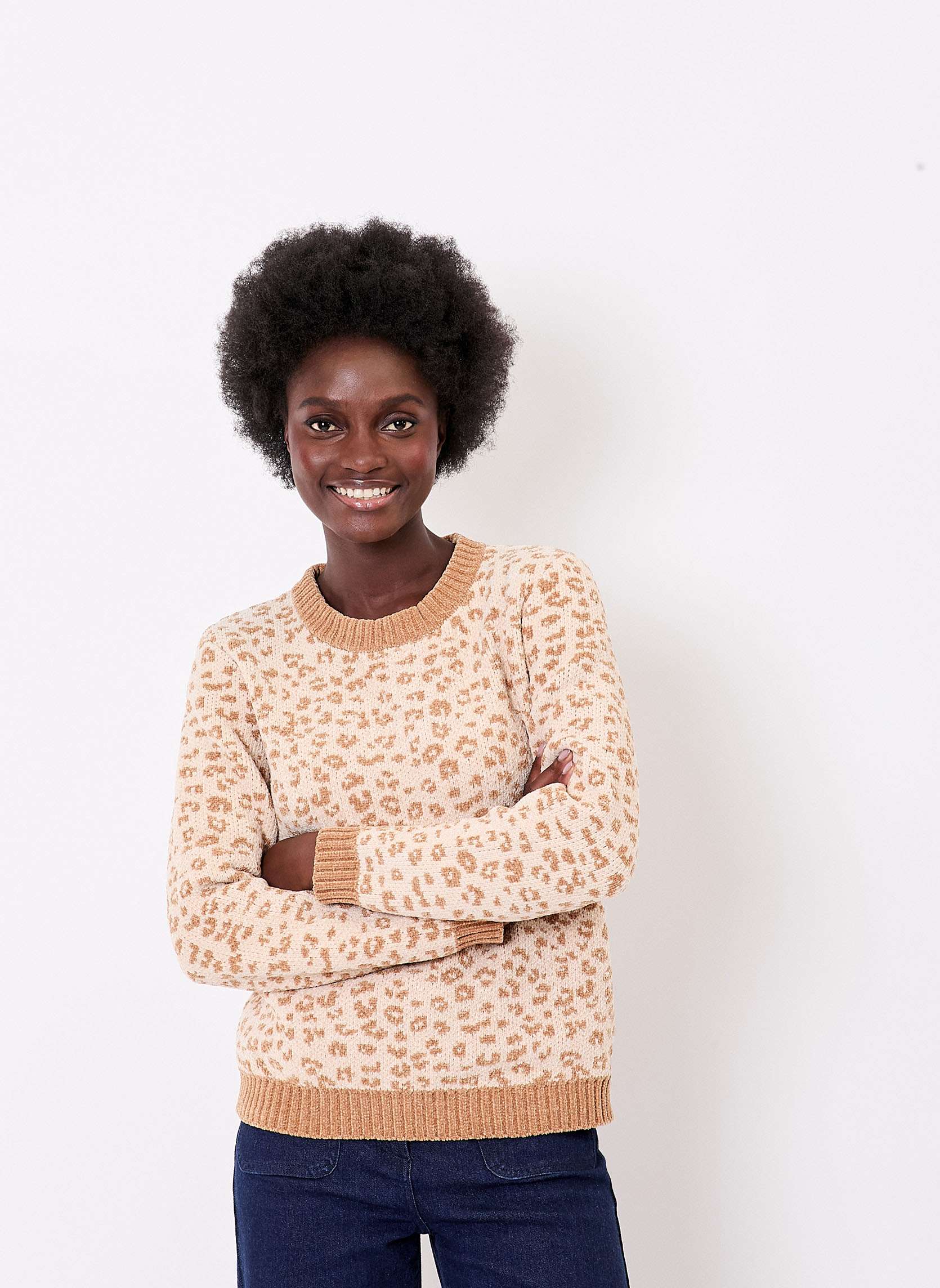Pull maille duveteuse unie FALLON, LA FIANCÉE