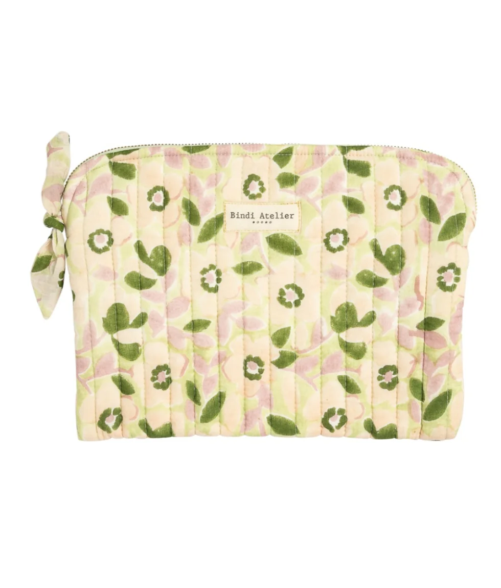 Pochette plate en coton Amelia, BINDI ATELIER