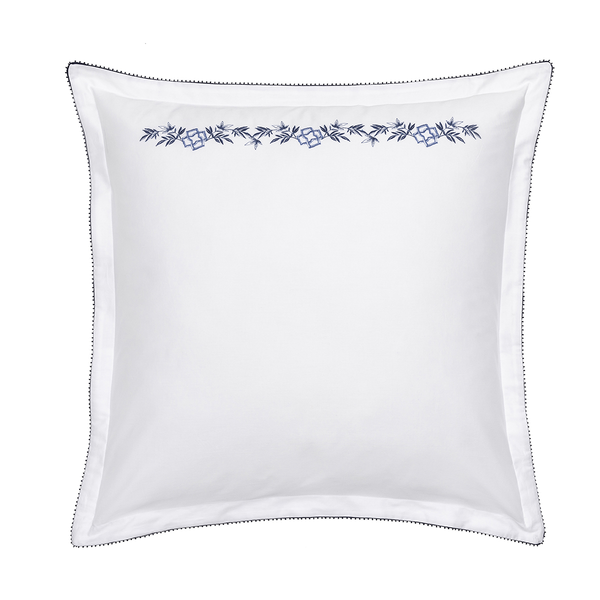 Taie d'oreiller imprimée en satin de coton bio, MIRABEAU, ALEXANDRE TURPAULT