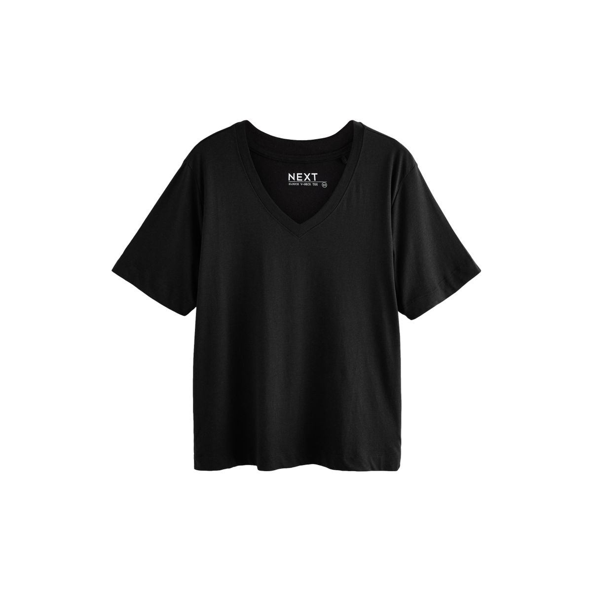 T-shirt coupe large à col en v modal, NEXT