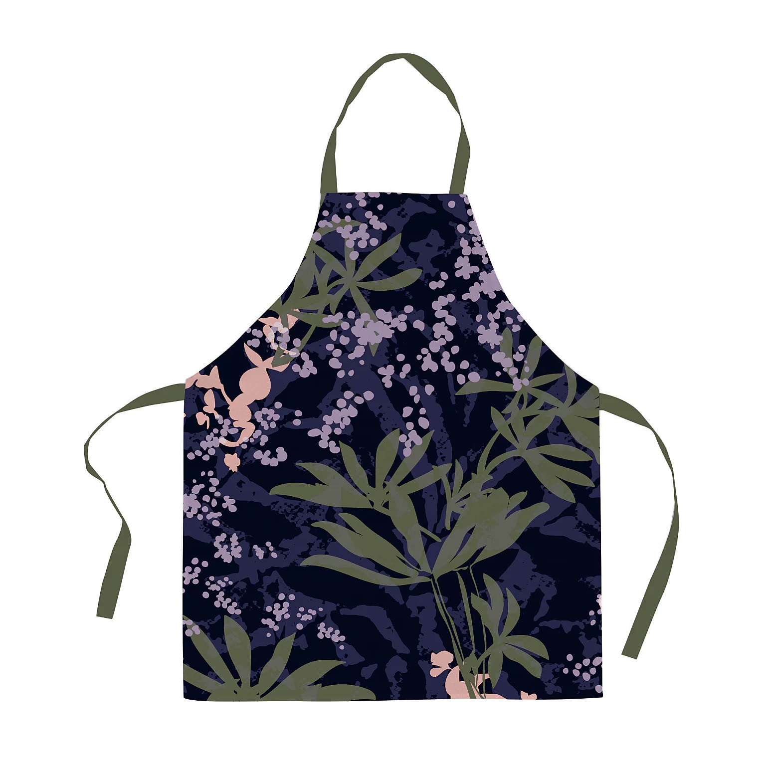 Tablier en coton Fleuri, EDEN