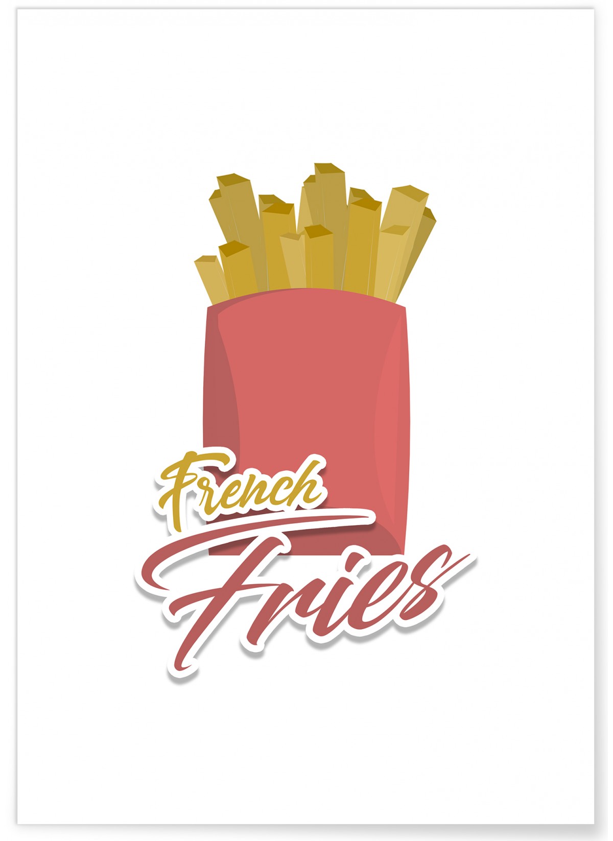 Affiche French Fries, L'AFFICHERIE