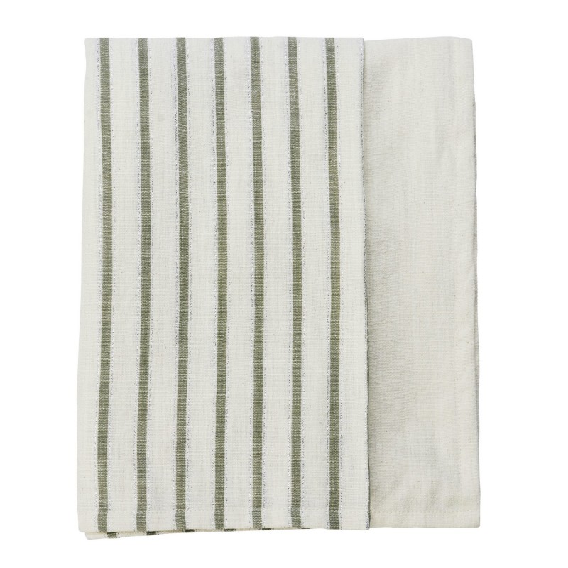 Grande nappe rectangulaire coton rayé, MADAM STOLTZ