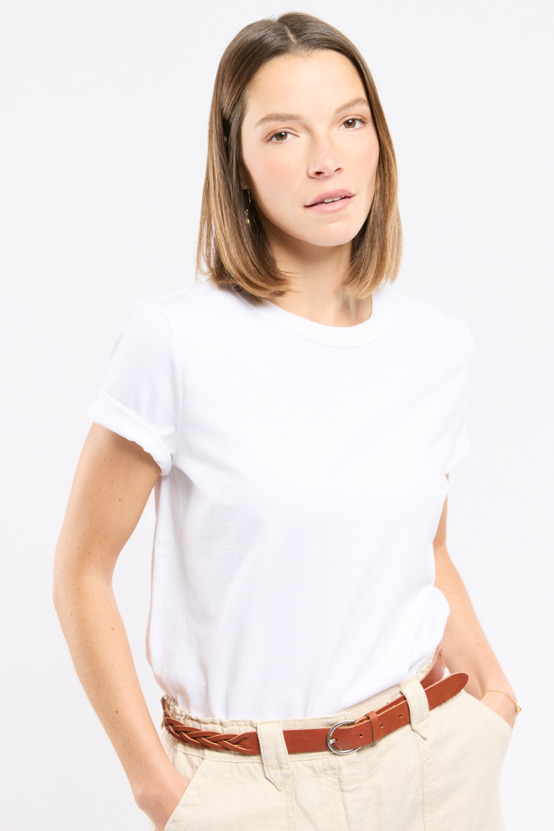 T-shirt en coton épais bio, ARMOR-LUX
