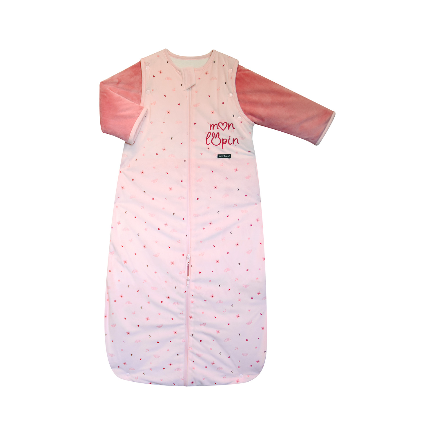 Gigoteuse 6/36m josy velours doux manches amovibles securite auto, SUCRE D'ORGE