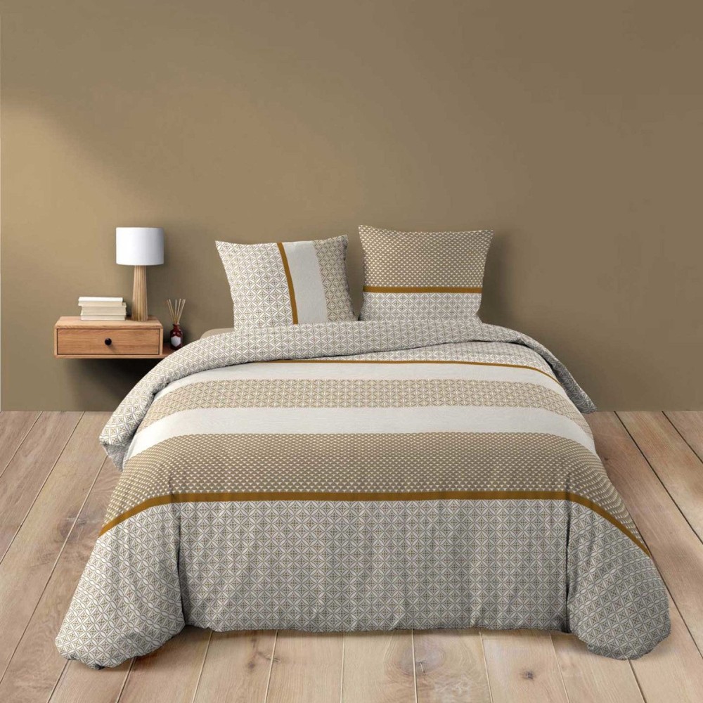 Housse de couette 240x220 + 2 taies 100% coton MEIKO, DECORATIE