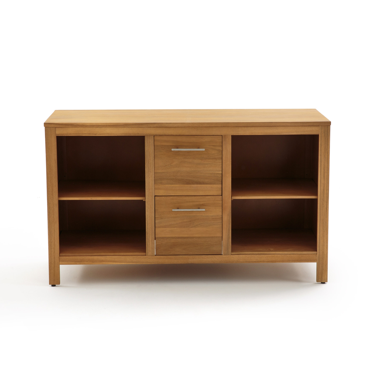 Product photograph of Charon Acacia Bathroom Vanity Unit L130cm from La Redoute UK