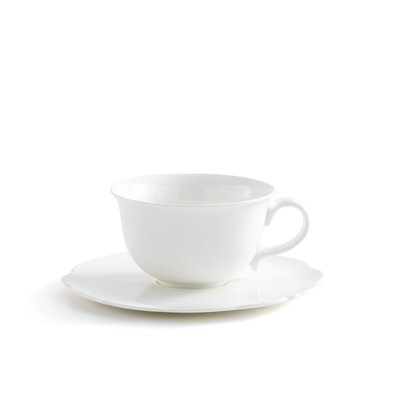 Set of 4 Hirène Tea Cups & Saucers LA REDOUTE INTERIEURS