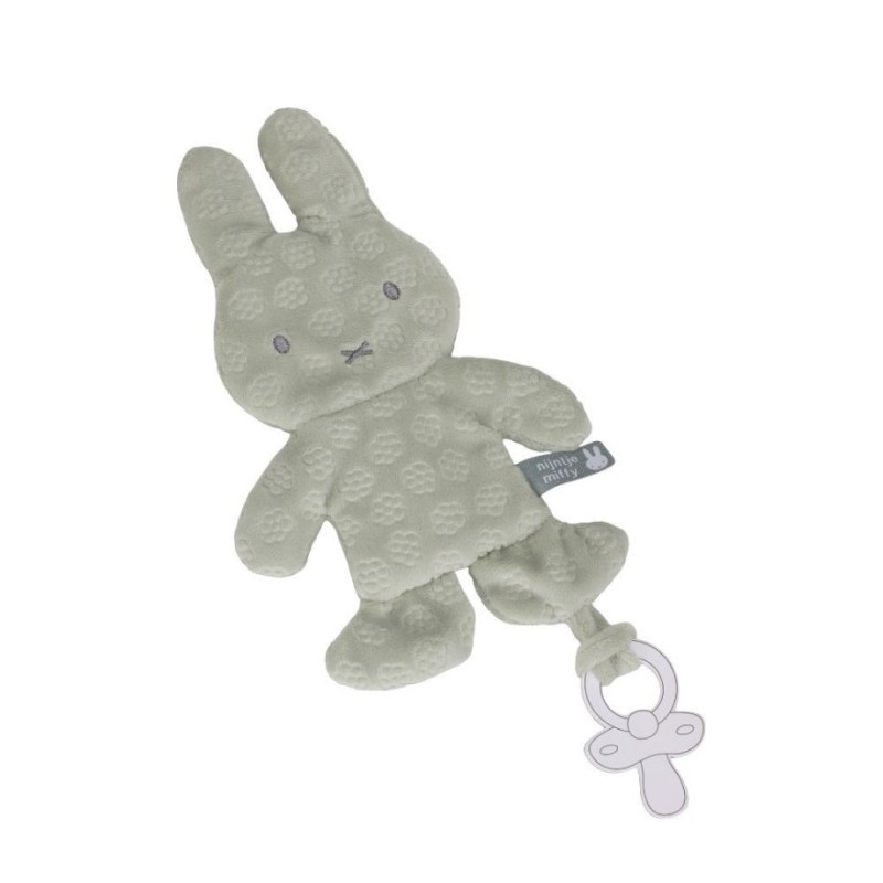 Doudou attache tétine  Miffy - Flower Vert, PIOUPIOU ET MERVEILLES