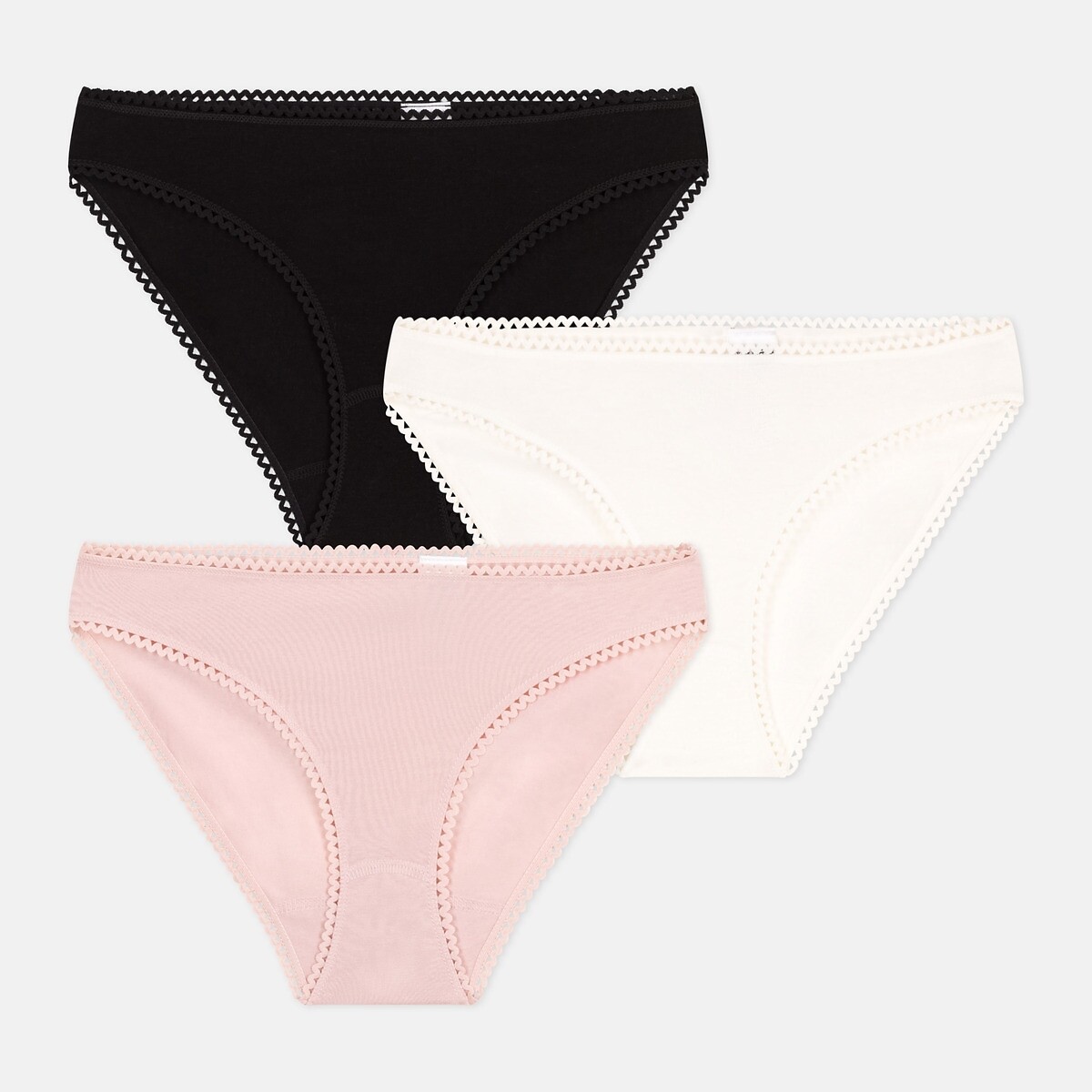Set van 3 slips in katoen, PETIT BATEAU