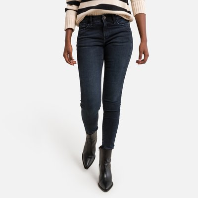 Skinny-Jeans mit mittelhohem Bund ESPRIT