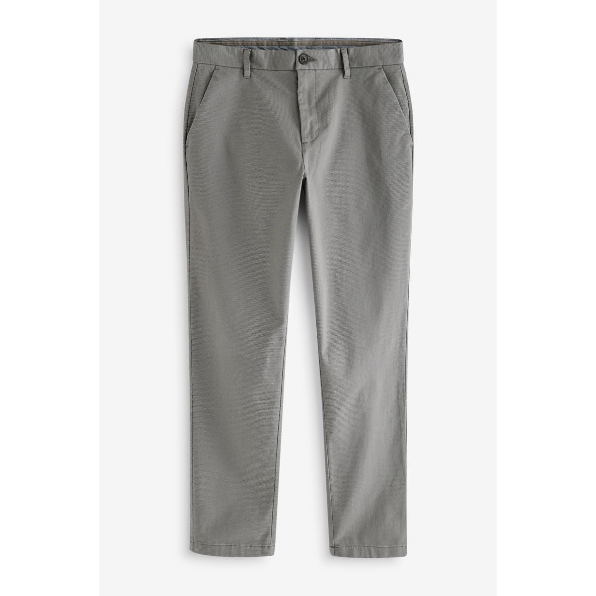 Pantalon chino droit stretch doux et imprimé, NEXT