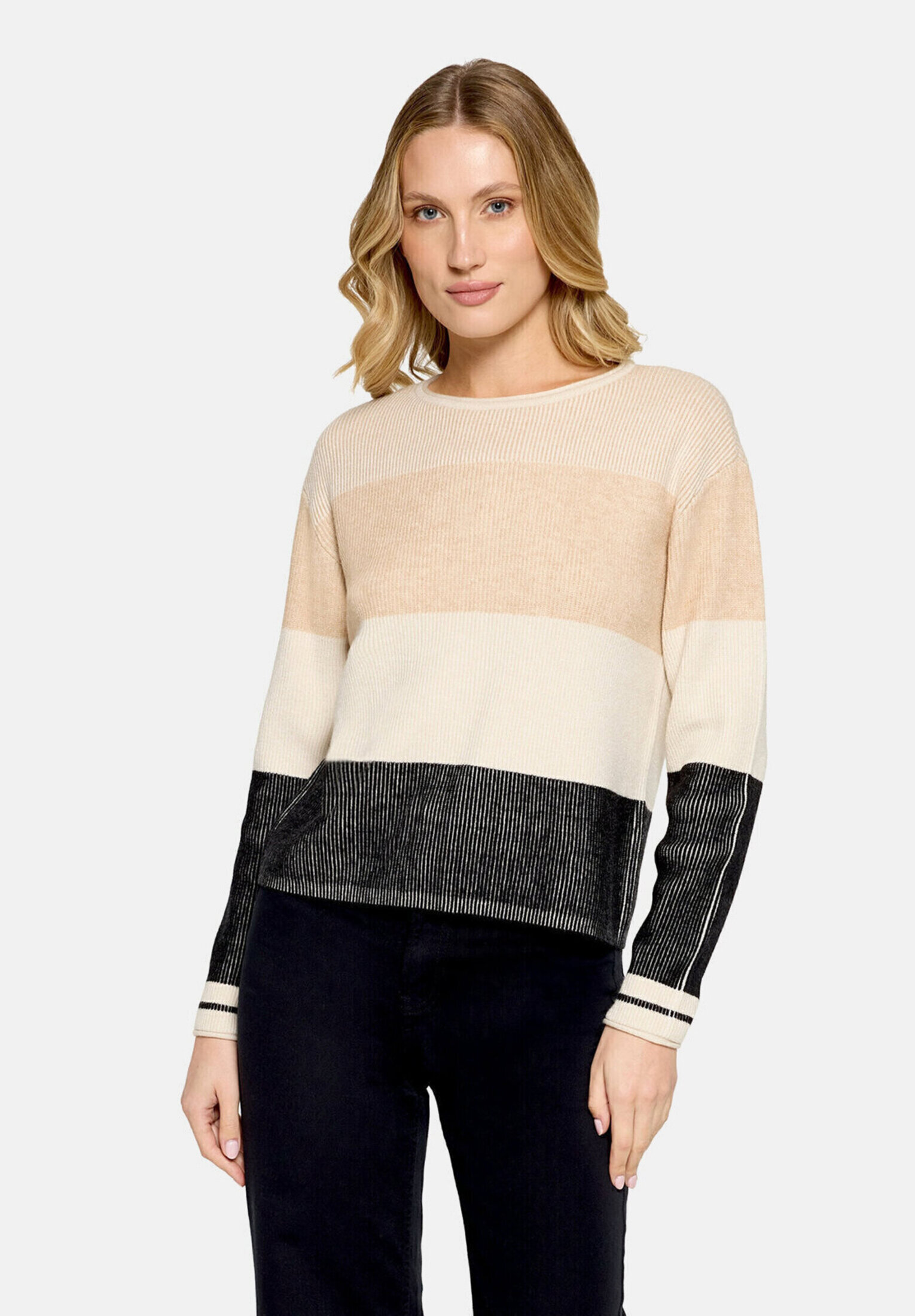 Pull-over en maille de texture côtelée, BETTY BARCLAY