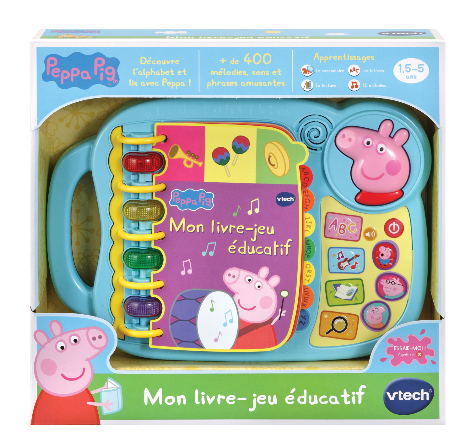 Peppa Pig - Mon livre-jeu educatif, VTECH