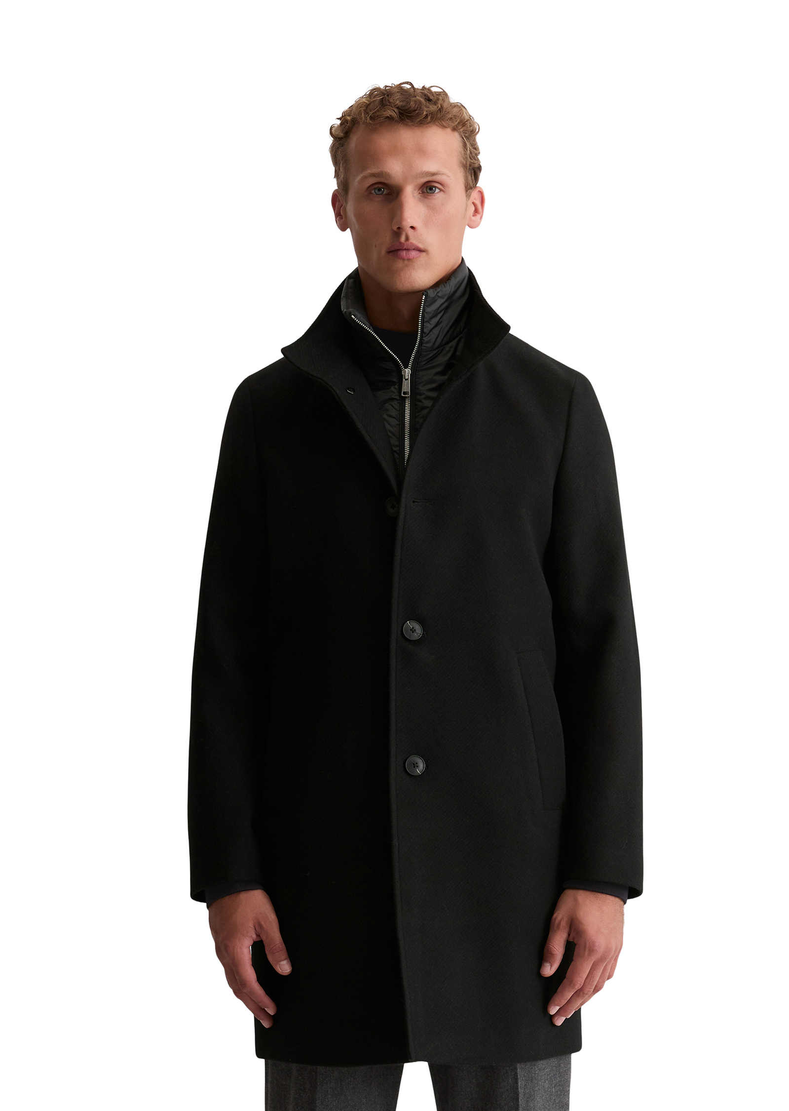 Manteau en laine avec Windshield amovible, MARC O'POLO