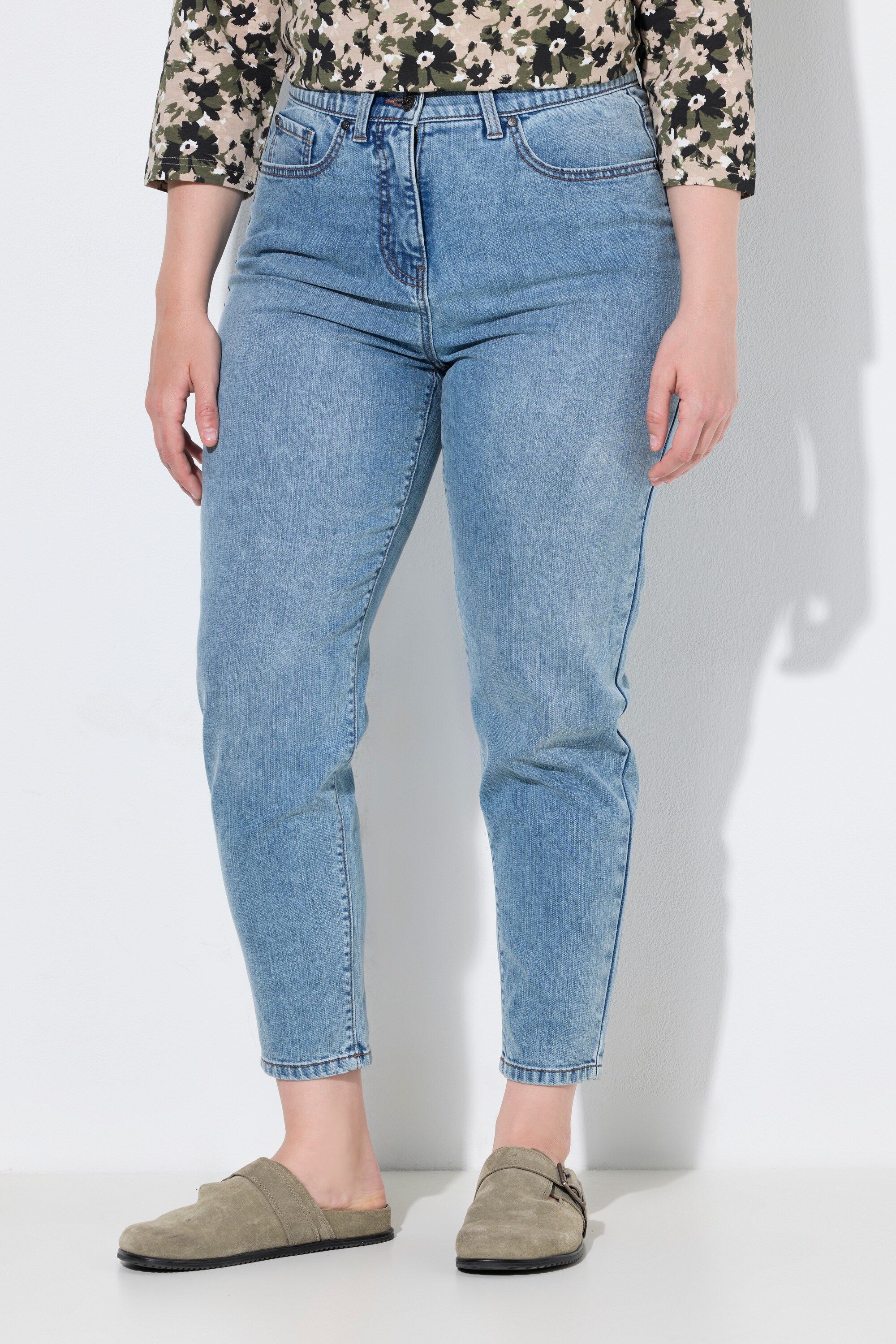 Jean Mom en denim extensible, ULLA POPKEN