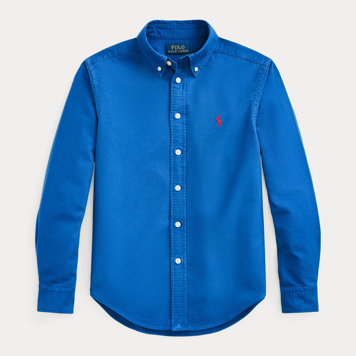 Camicia in cotone oxford junior blu Polo Ralph Lauren