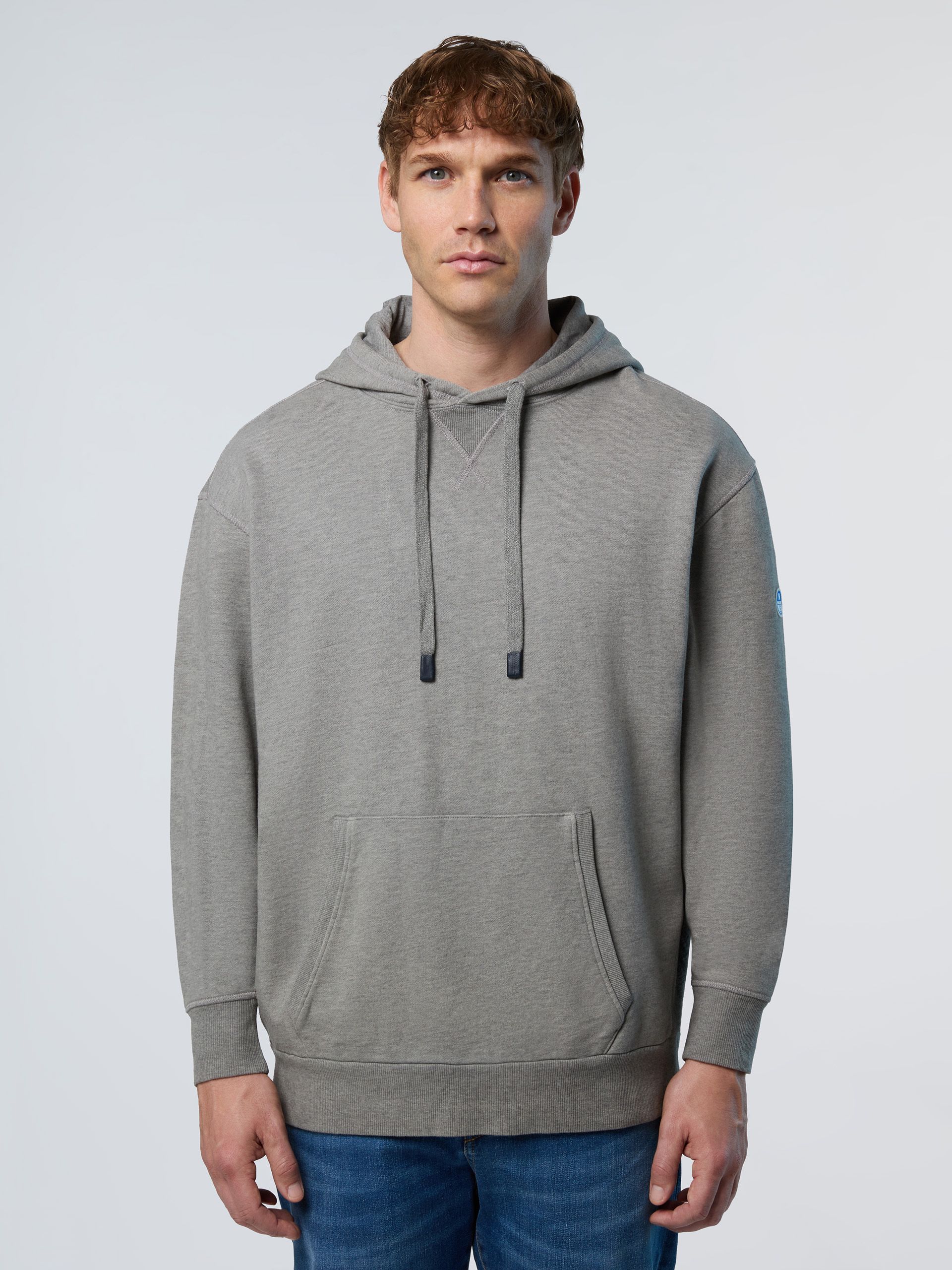 Sweat à capuche avec côtes latérales, NORTH SAILS