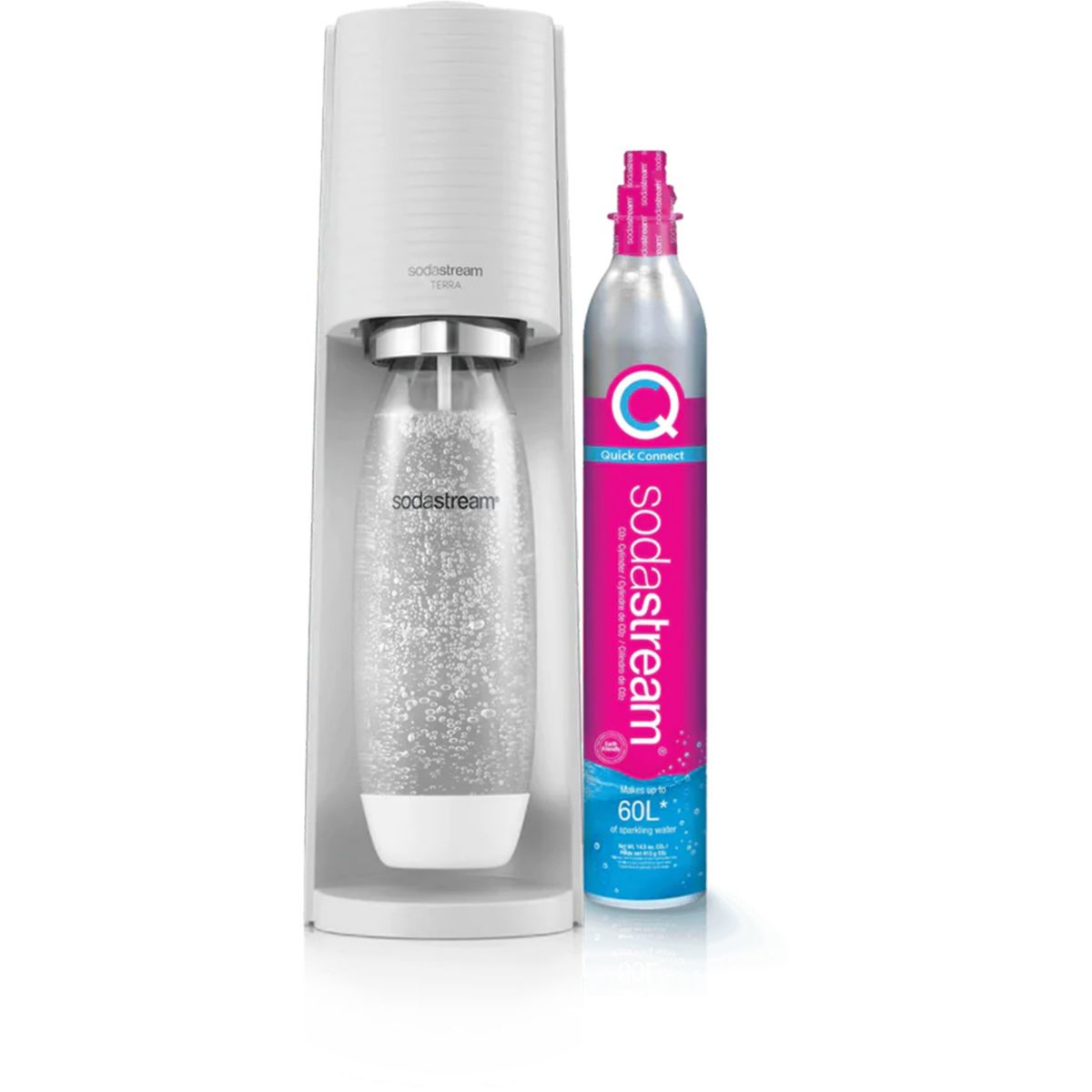 Sodastream machine a soda cool, 1 cylindre de co2, 1 bouteille 1l