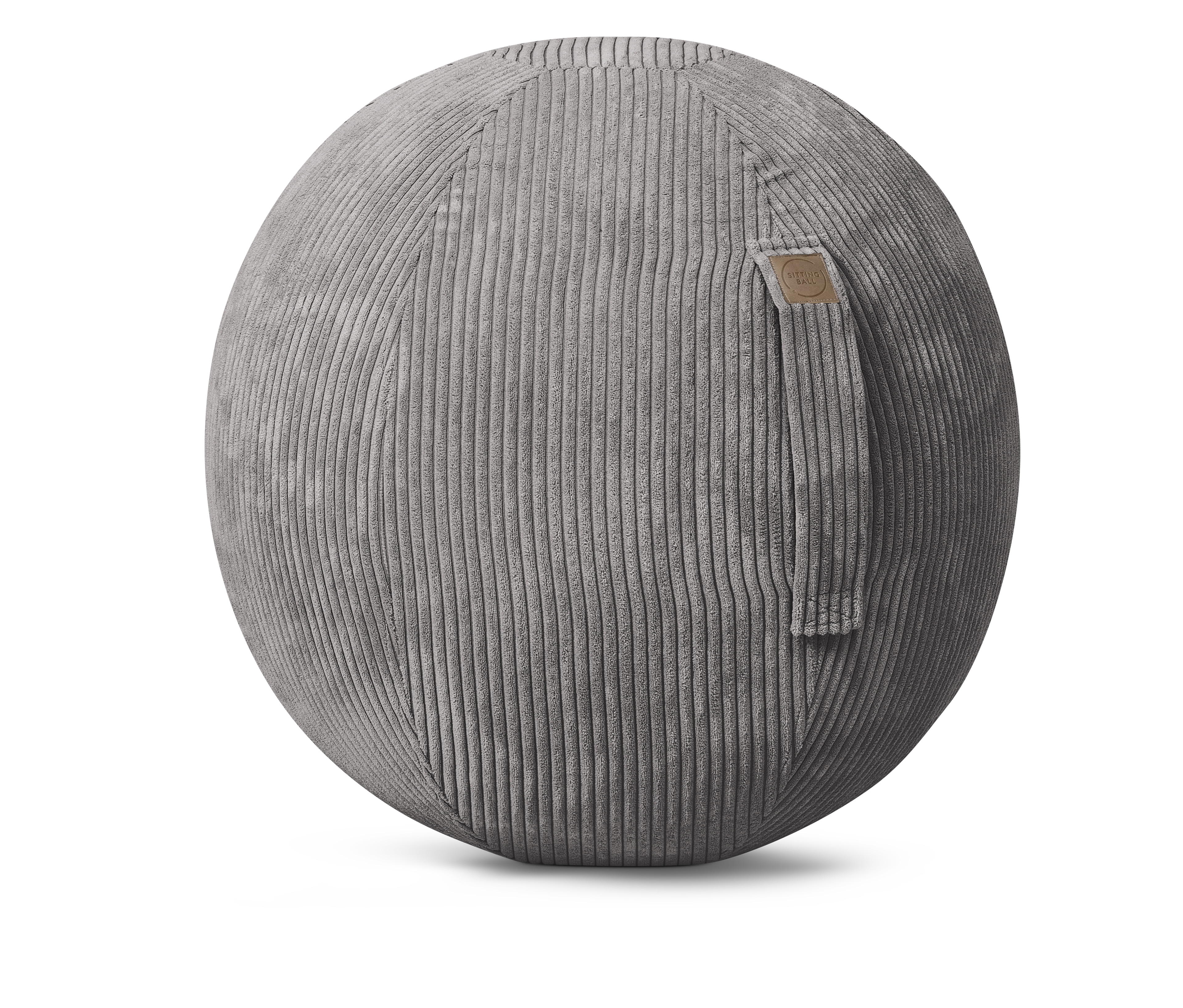 Balle d'assise avec poignée velours grosse côte SHARA, MAGMA HEIMTEX