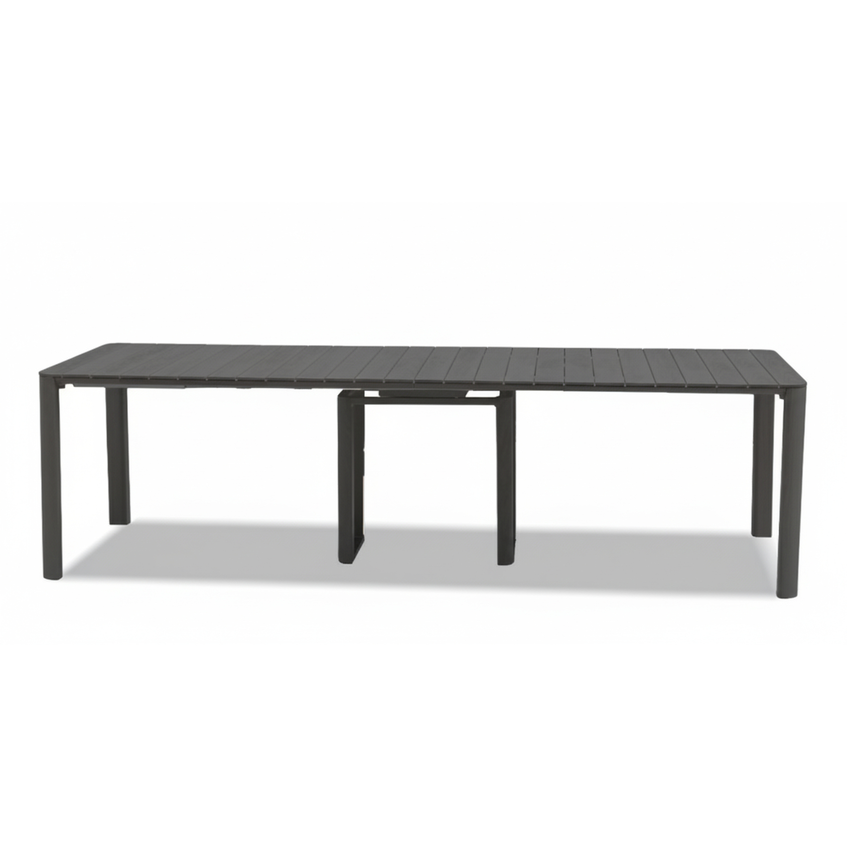 Table extensible aluminium 2/14 personnes, HOME MAISON