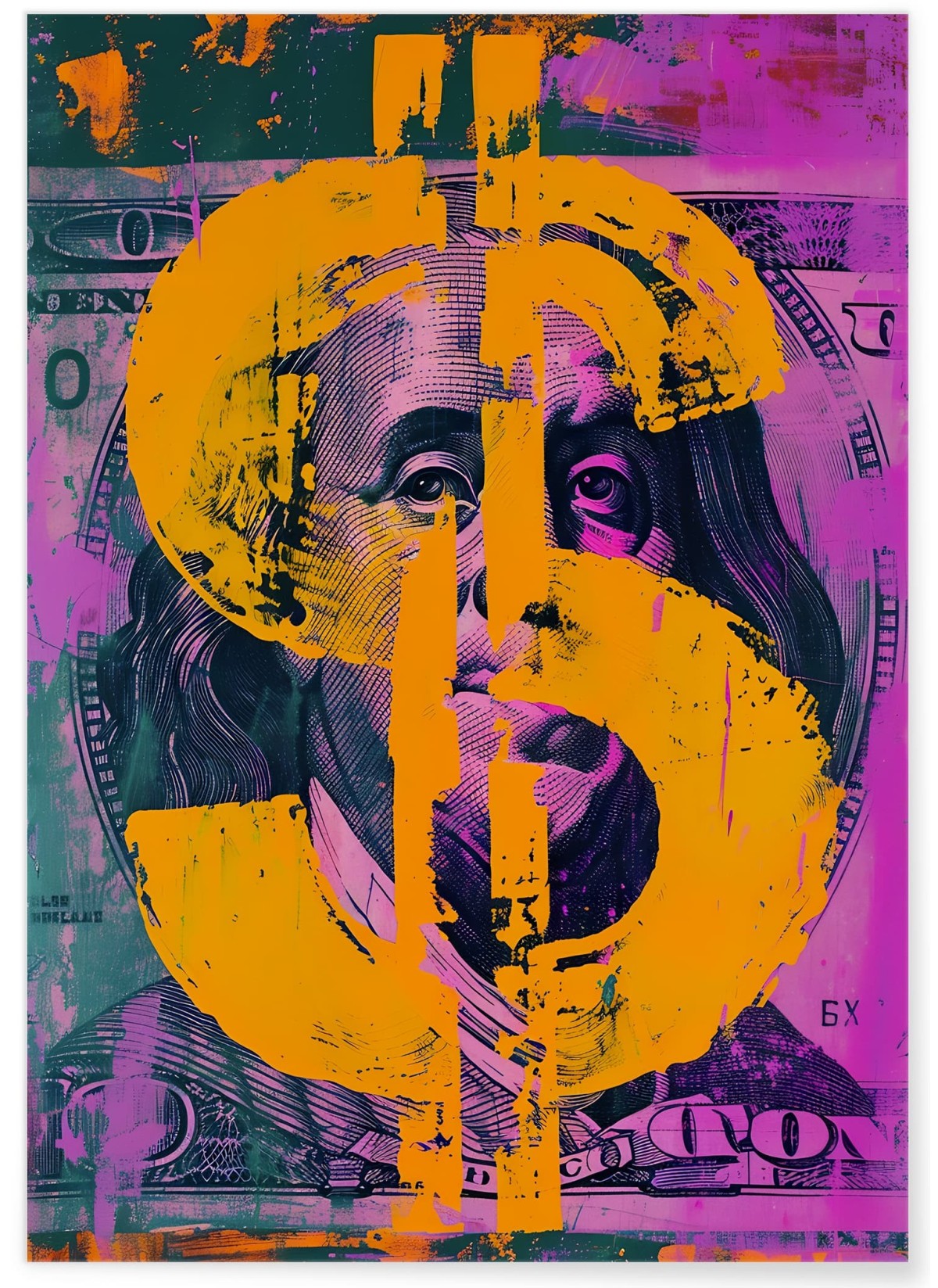 Affiche Dollar Pop Art, L'AFFICHERIE
