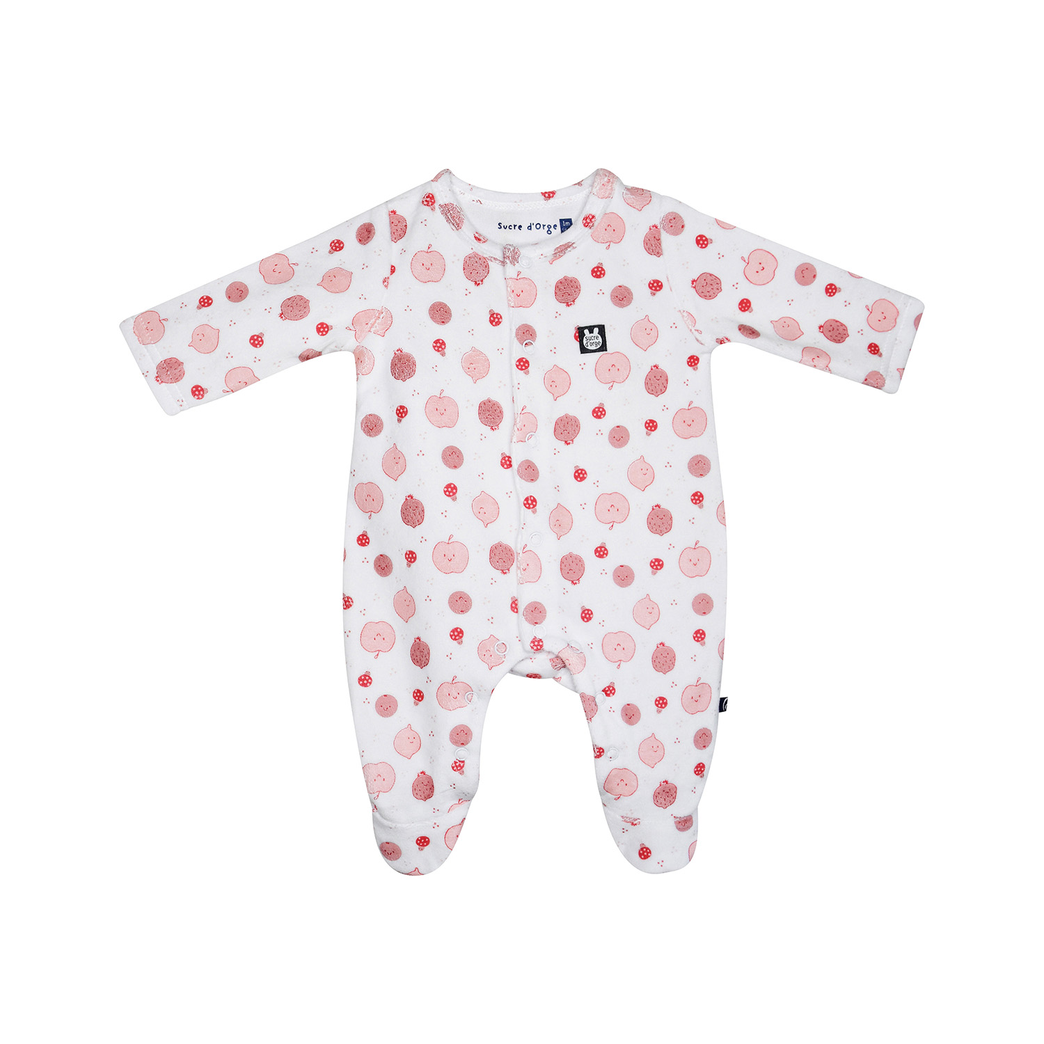 Dors bien lidiane velours rase ouverture devant naissance, SUCRE D'ORGE