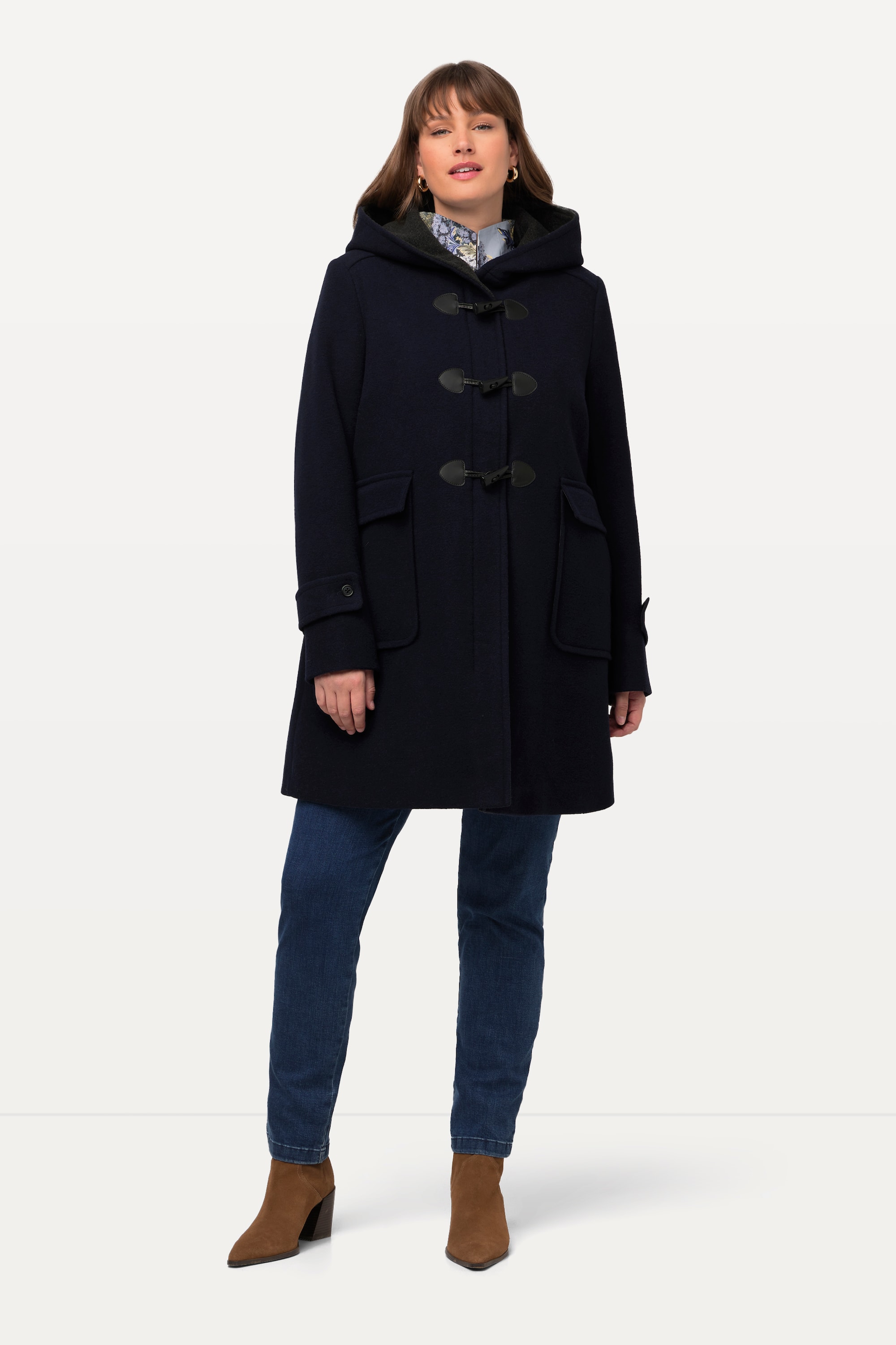 Duffle-coat en laine mélangée, ULLA POPKEN