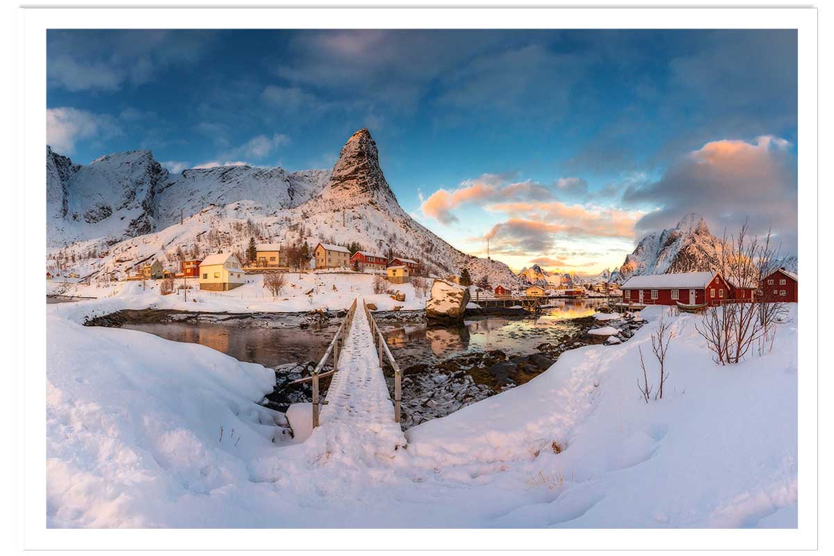 Affiche paysage Reine des Glaces, HEXOA
