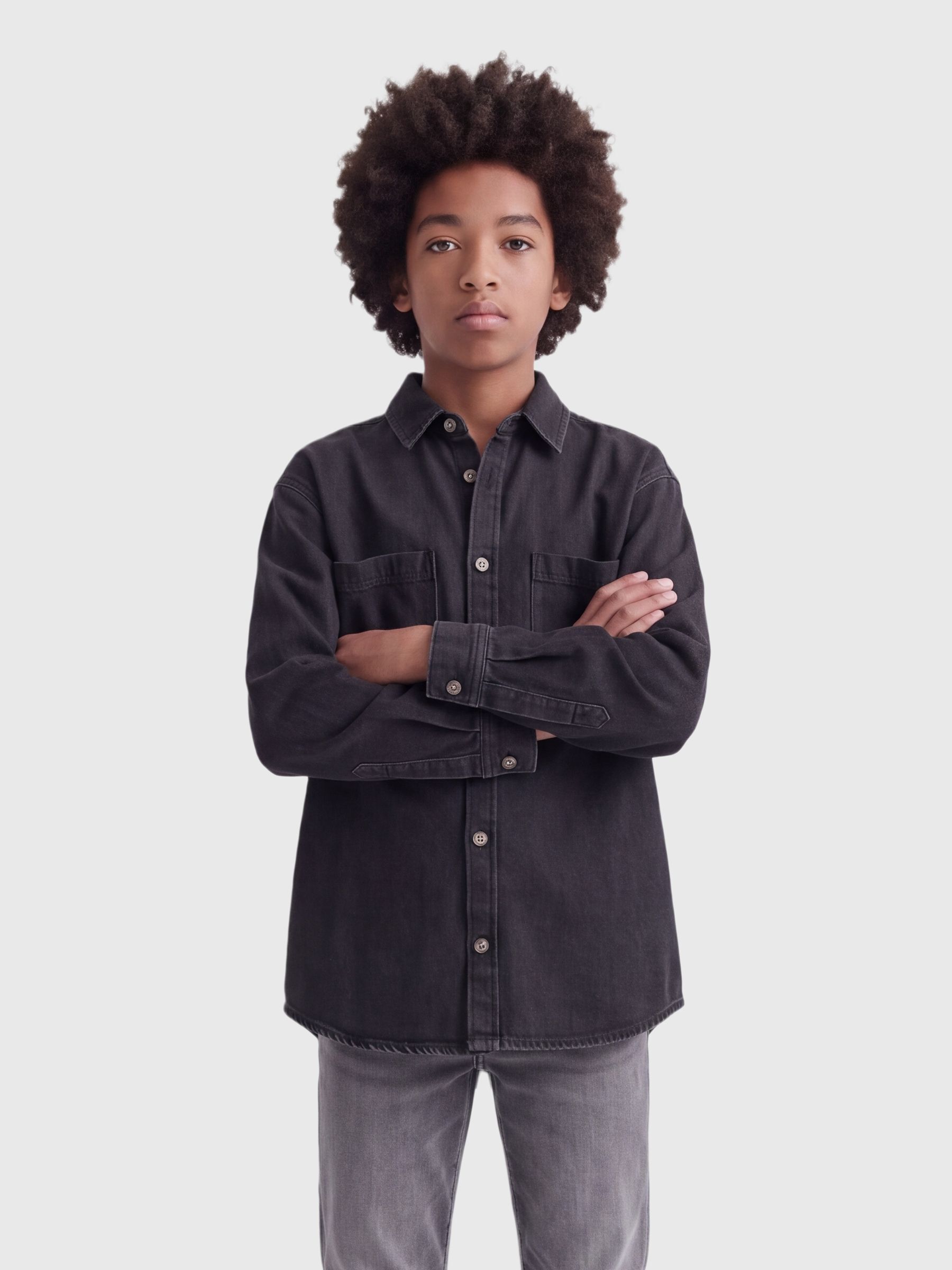 Chemise En Denim, ONLY & SONS JUNIOR