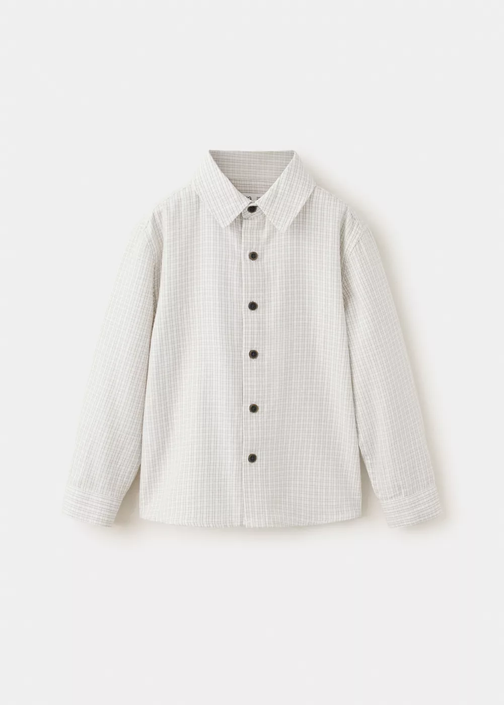 Chemise à carreaux boutons contrastants, MANGO BABY
