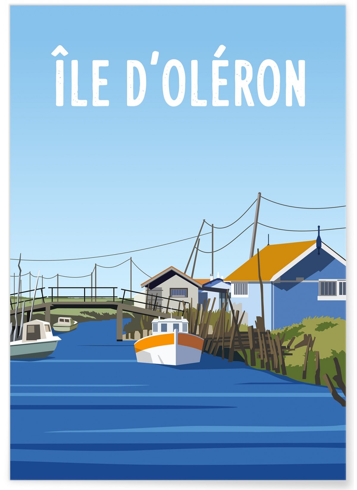 Affiche Île d'Oléron 2, L'AFFICHERIE