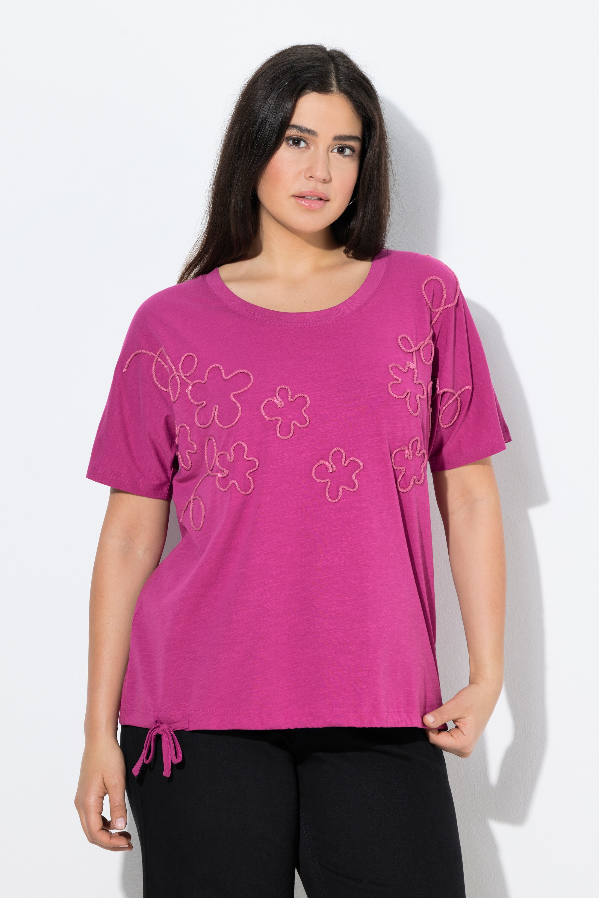 T-shirt oversized à col rond et, ULLA POPKEN