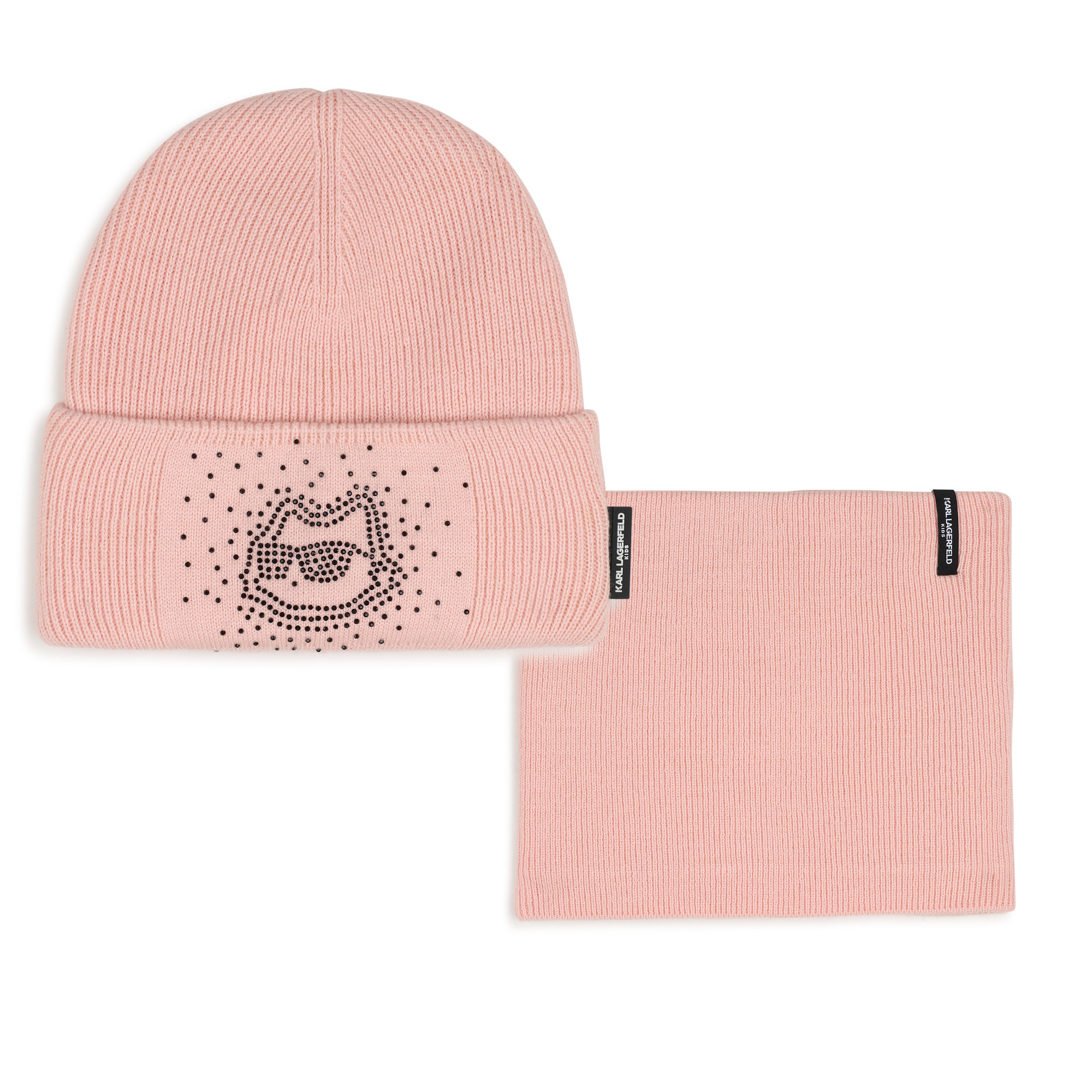 Ensemble bonnet et tour de cou, KARL LAGERFELD KIDS