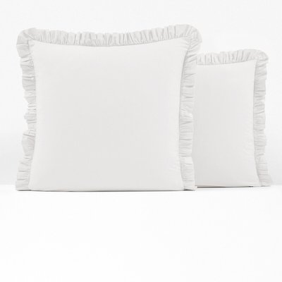 Ruffle 100% Washed Cotton Pillowcase LA REDOUTE INTERIEURS