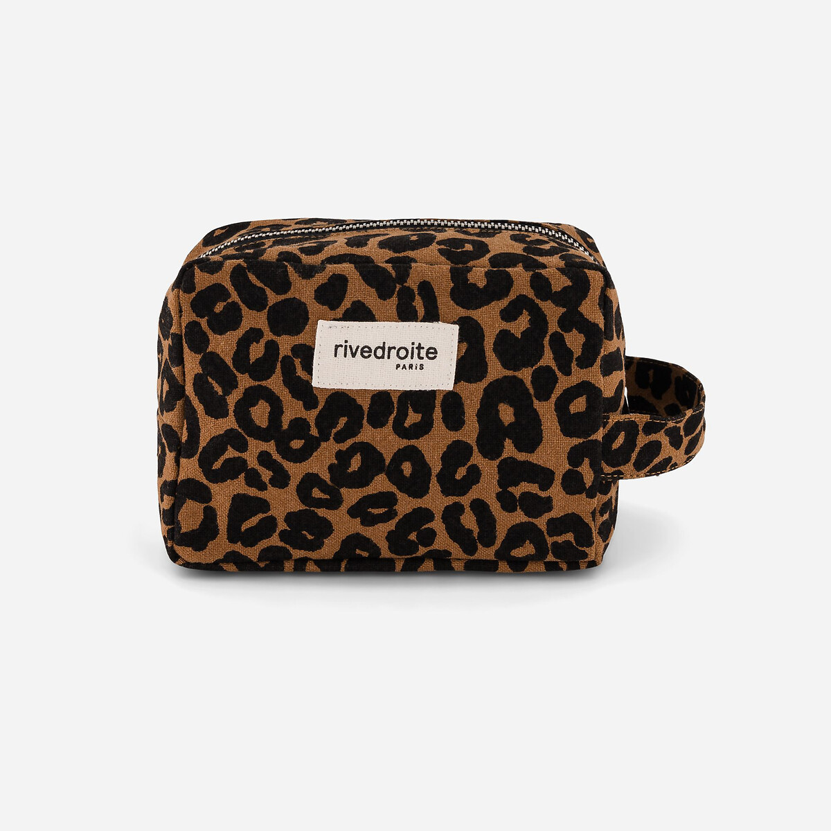 Tournelle Make-Up Bag in Leopard Print Cotton