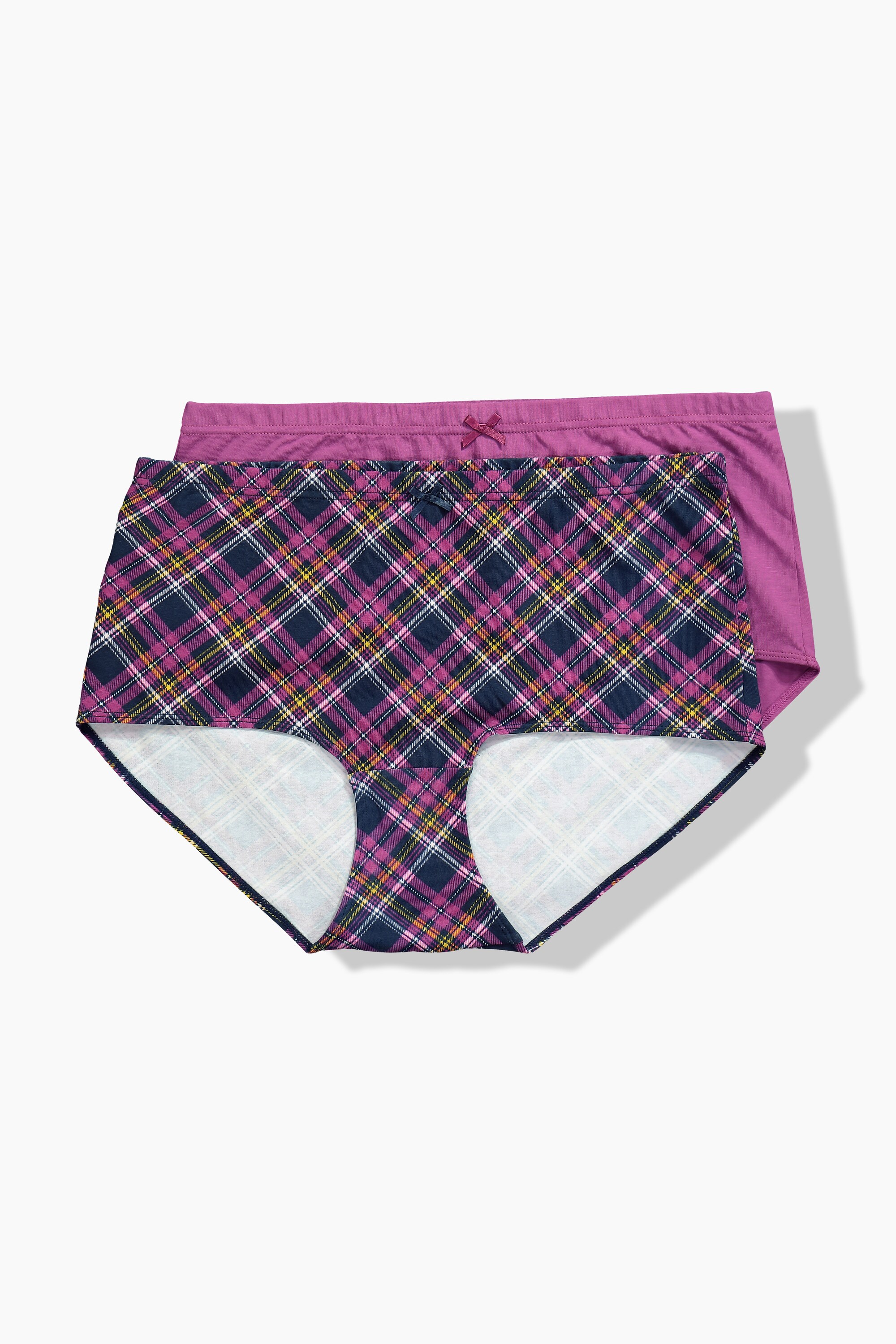 Lot de 2 shorties taille haute, ULLA POPKEN